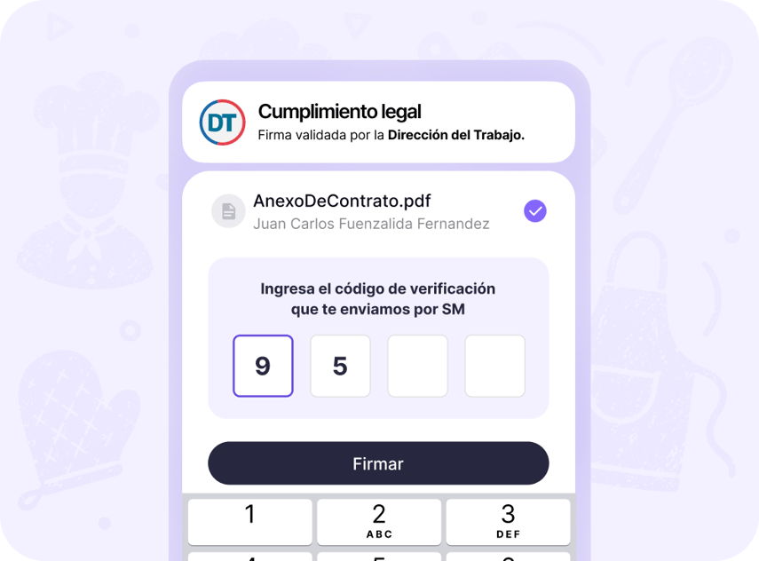 3. Firma de documentos y contratos
